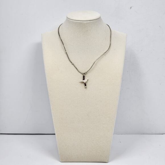 Sterling Silver Native American Necklace - Picture 4 of 5
